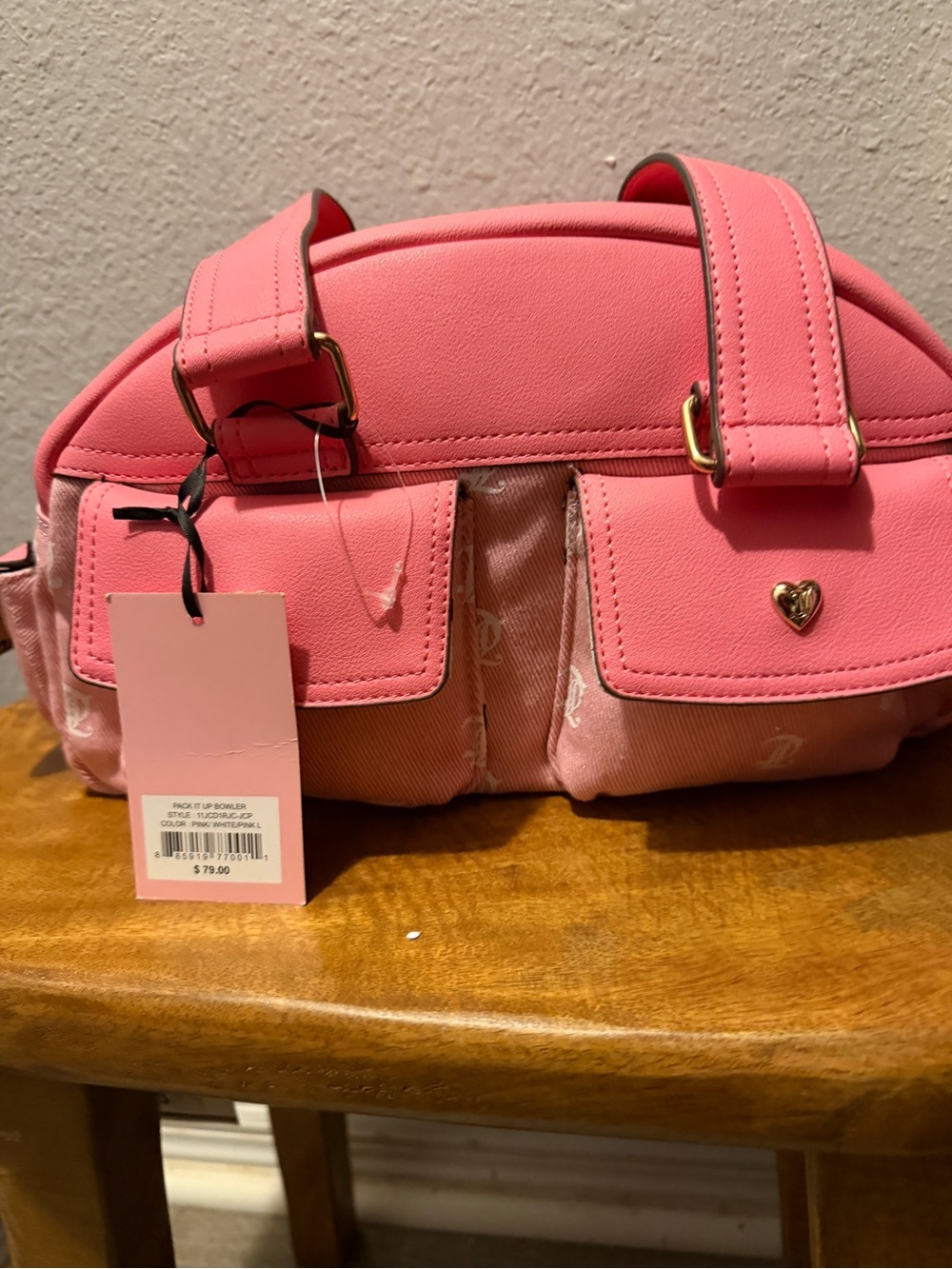 Pink Juicy Couture Bowler Purse